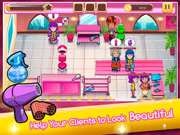 beauty salon hair games on the app