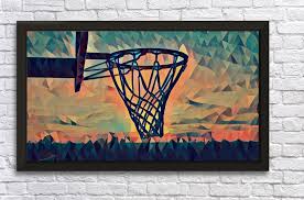Basketball Hoop Sunset Pierce Anderson