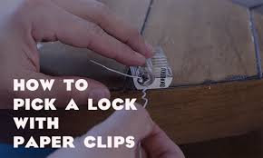 Apr 10, 2021 · unfold the first paperclip into the lock pick. How To Pick A Lock With A Paper Clip The Art Of Manliness