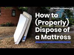 how to dispose of a mattress in canada