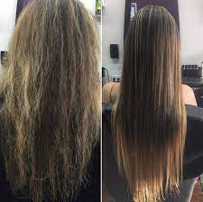 hair straightening or rebonding the