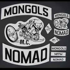 mongols nomad mc large embroidery punk