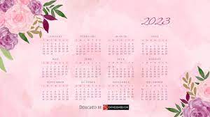 2023 Desktop Wallpaper Calendar