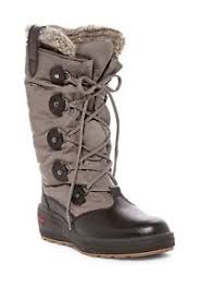 Details About Nib 250 Pajar Oria Faux Fur Boot Color Brown Taupe Size 38