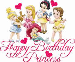 Happy 3rd Birthday Princess Gif gambar png