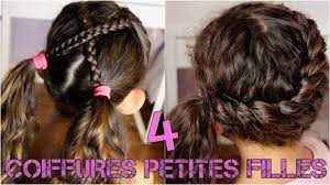 4 IDEES COIFFURES PETITES FILLES: RENTREE SCOLAIRE/BACK TO SCHOOL - YouTube