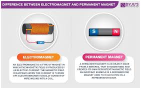 Difference Between Electromagnet And Permanent Magnet With