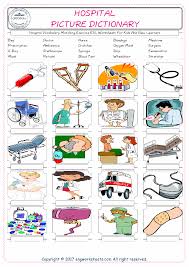 Basic vocabulary for some illnesses including words and expressions for feeling unwell. Esl Health Unit