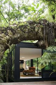 modular gl forest house in new zealand