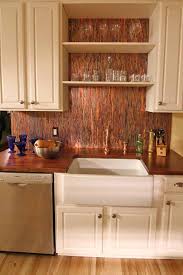 Exclusive copper backsplash tiles for your wall. Copper Topped Fresh American Style