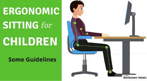 ergonomic and correct sitting posture