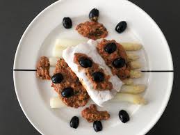 Haddock, or hake, is a type of marine fish that's sold very commonly within the u.k. Haddock With Asparagus Finished With Mediterranean Bell Pepper Paste Surprising Recipes