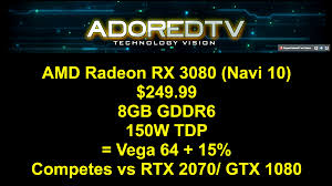 Amd Navi Rx 3080 3070 3060 Specs Prices Leaked Rtx