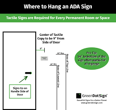 7 easy ada sign height tips sign