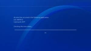 If the error happens on ps store, close the store and retry. Cyberpunk 2077 Ps4 Crash Fix Error Code Ce 34878 0 Gamewith