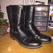 Black Justin S Roper Boots