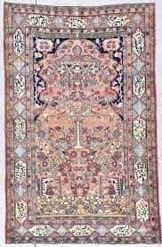 antique laver kerman oriental rug 4 3