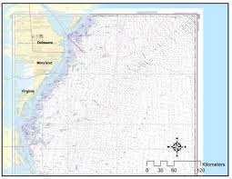 Georeferenced Noaa Nautical Chart Covering Cape May To Cape