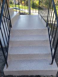 Concrete Stair Coating Basement Floor