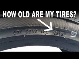 How Old Are My Tires How To Check Tire Age Youtube