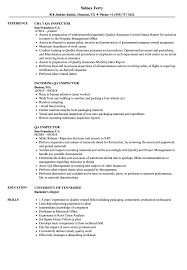 Check out real resumes from actual people. Qa Inspector Resume Samples Velvet Jobs