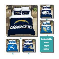 Los Angeles Chargers Bedding Three