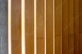 Receding Vertical Pattern In Wood Wall