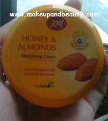 joy honey and almonds nourishing cream