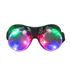 Dx Da Xin Led Light Up Goggles Glasses Mad Kids Scientist Goggles Costume Retro Steampunk Rave Goggles For Kids Boys Girls Adults