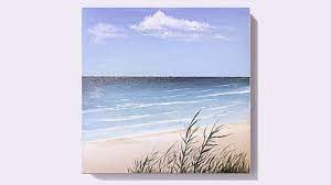 Easy Beach Acrylic Painting Tutorial