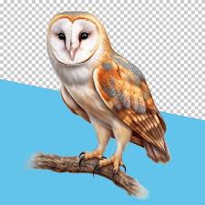 Premium Psd Barn Owl Isolated Object