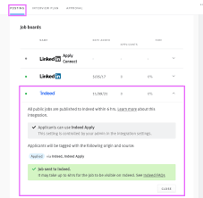 enabling and using the indeed job feed