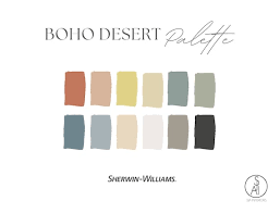 Boho Desert Color Palette Sherwin