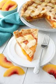peach pie video with frozen peaches
