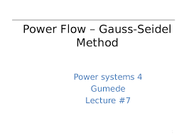 Ppt Gauss Seidel Method Sibusiso Gumede Academia Edu