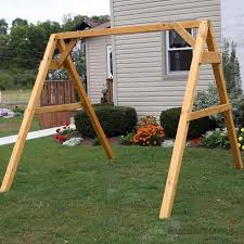 Building A Custom Wooden Swing Frame