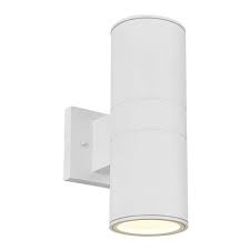 White Led Light Outdoor Wall Cylinder