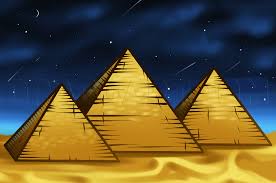 The great pyramids of giza, egypt from drawing. How To Draw The Pyramids Of Giza Pyramids Of Giza Step By Step Drawing Guide By Dawn Dragoart Com