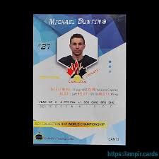 All the latest news, stats and analysis on michael bunting, lw for the toronto maple leafs on sportsforecaster.com. 2021 Ampir Iihf World Championship Can13 Michael Bunting Team Canada Ampir Trading Cards