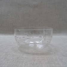 Fl Etched Glass Bowl Small The
