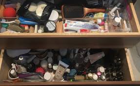 declutter my makeup drawer