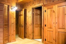 Because of the pine tree's quick growing nature, it is easier to obtain very wide pine flooring planks, even as wide as 15 to 20 inches, and even wider! What Flooring Goes With Knotty Pine Walls Upgraded Home