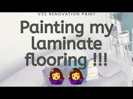my laminate flooring with v33 paint