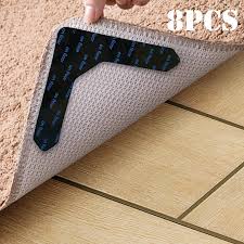 4 8pcs carpet tape non slip rug