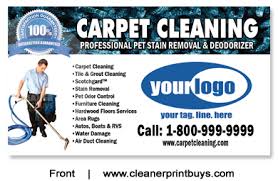 carpet cleaning business cards c0007