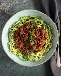paleo bolognese zoodles recipe