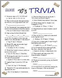 Perhaps it was the unique r. 70s Trivia Covers A Very Busy And Fun Decade Were You There 70s Party Theme Trivia Trivia Questions And Answers