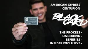 american express centurion black card