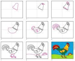 Cách vẽ con gà đơn giản đẹp với 8 bước cơ bản hướng dẫn chi tiết