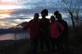 mount batur volcano sunrise trekking